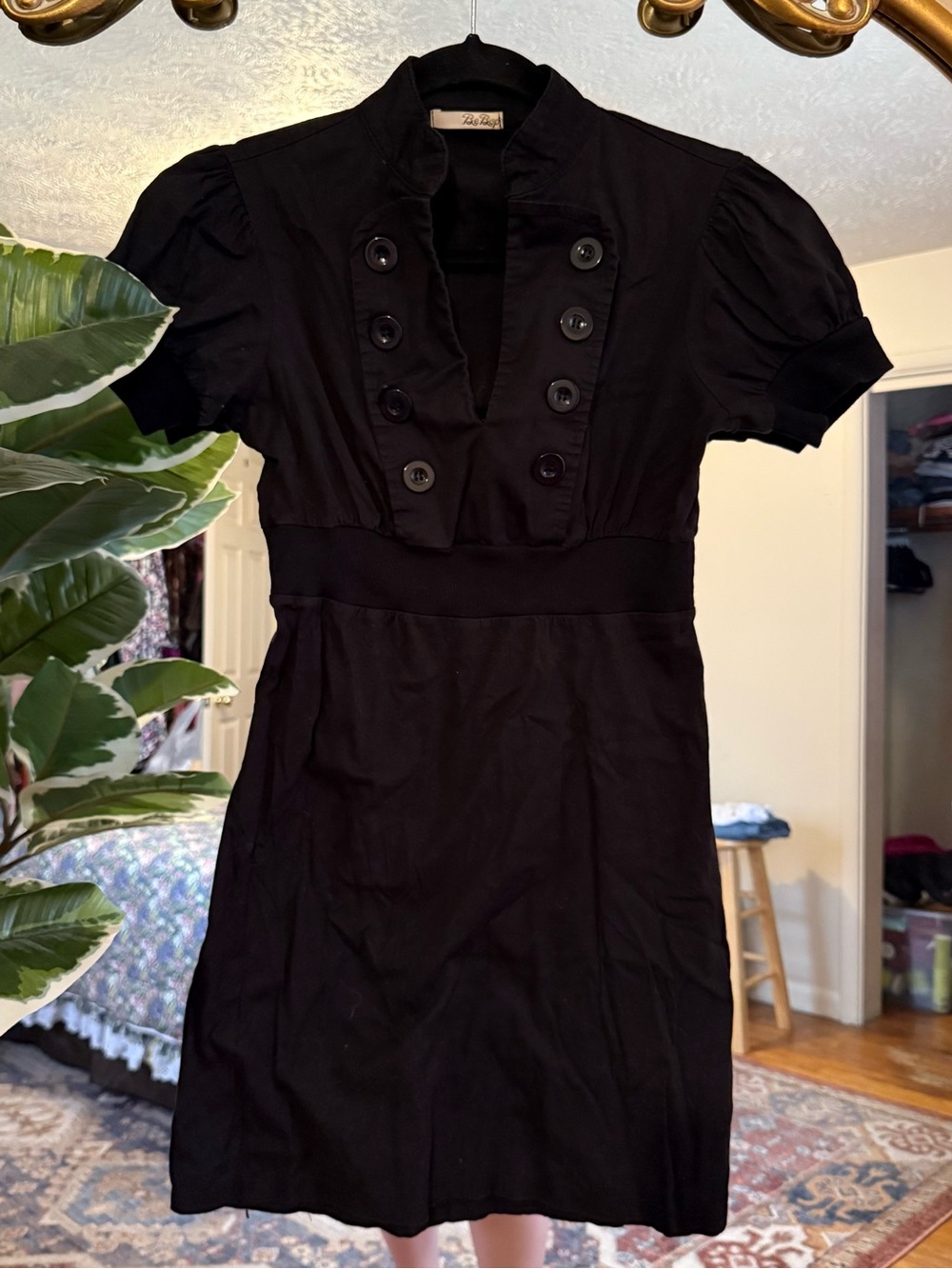 BeBop Y2K black mini dress